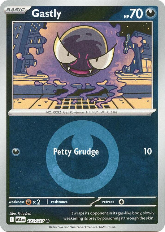 Gastly (Energy Symbol Pattern) [ME: Ascended Heroes] 123/217