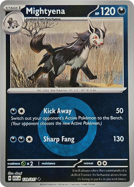 Mightyena - 129/217 (Energy Symbol Pattern) [ME: Ascended Heroes] 129/217