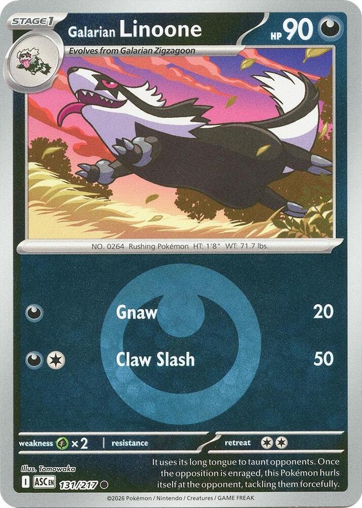 Galarian Linoone (Energy Symbol Pattern) [ME: Ascended Heroes] 131/217