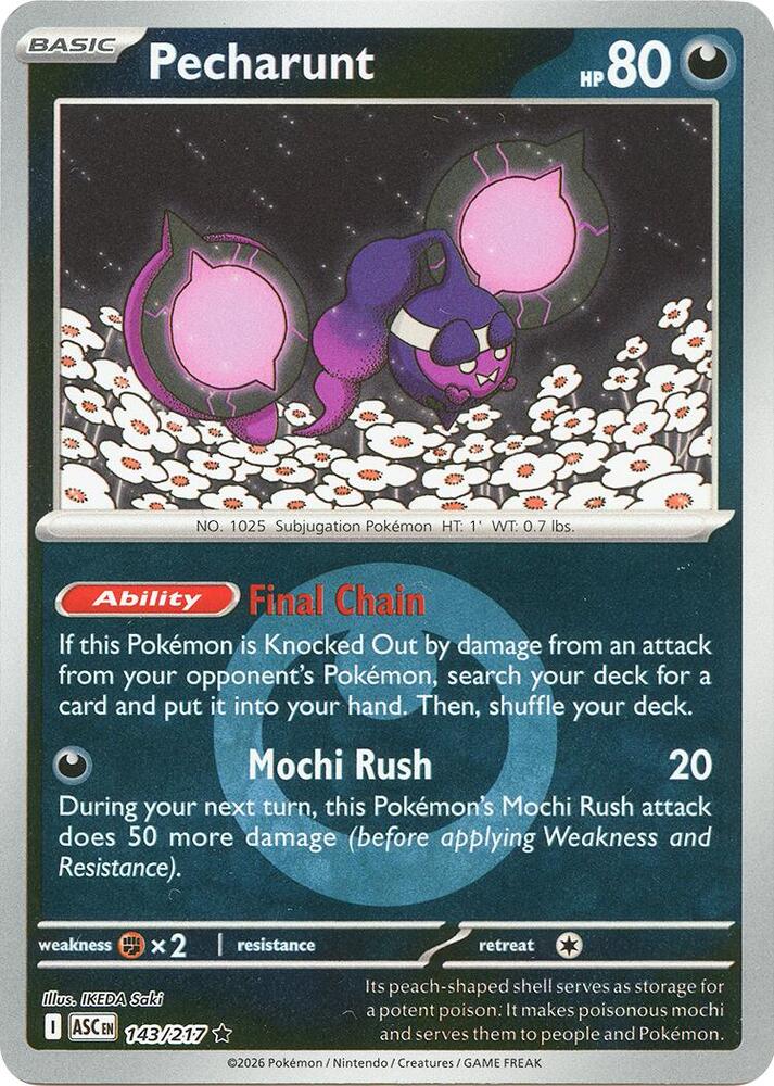 Pecharunt (Energy Symbol Pattern) [ME: Ascended Heroes] 143/217