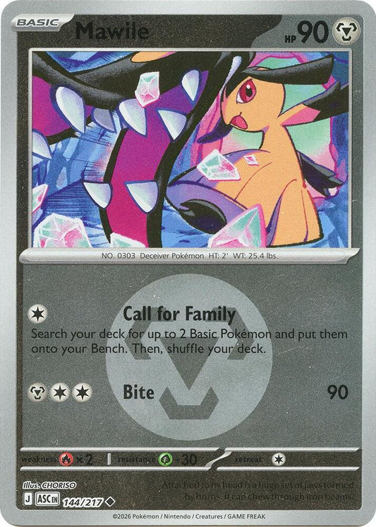 Mawile - 144/217 (Energy Symbol Pattern) [ME: Ascended Heroes] 144/217