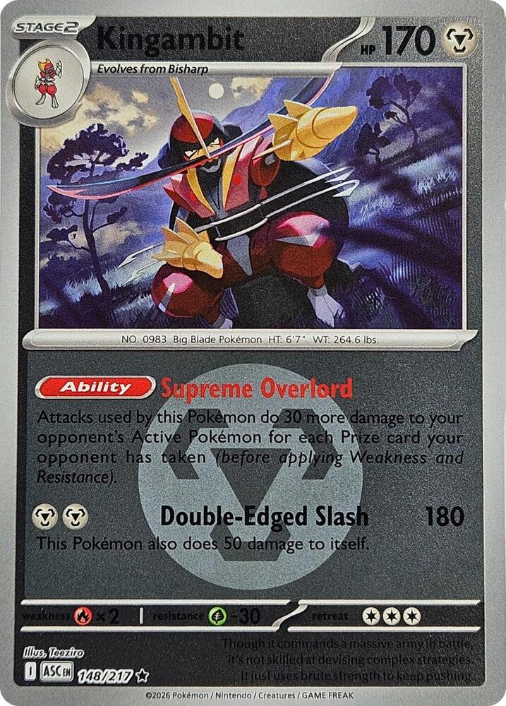 Kingambit (Energy Symbol Pattern) [ME: Ascended Heroes] 148/217