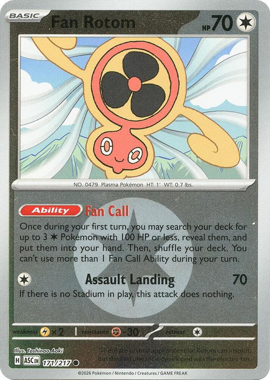 Fan Rotom - 171/217 (Energy Symbol Pattern) [ME: Ascended Heroes] 171/217