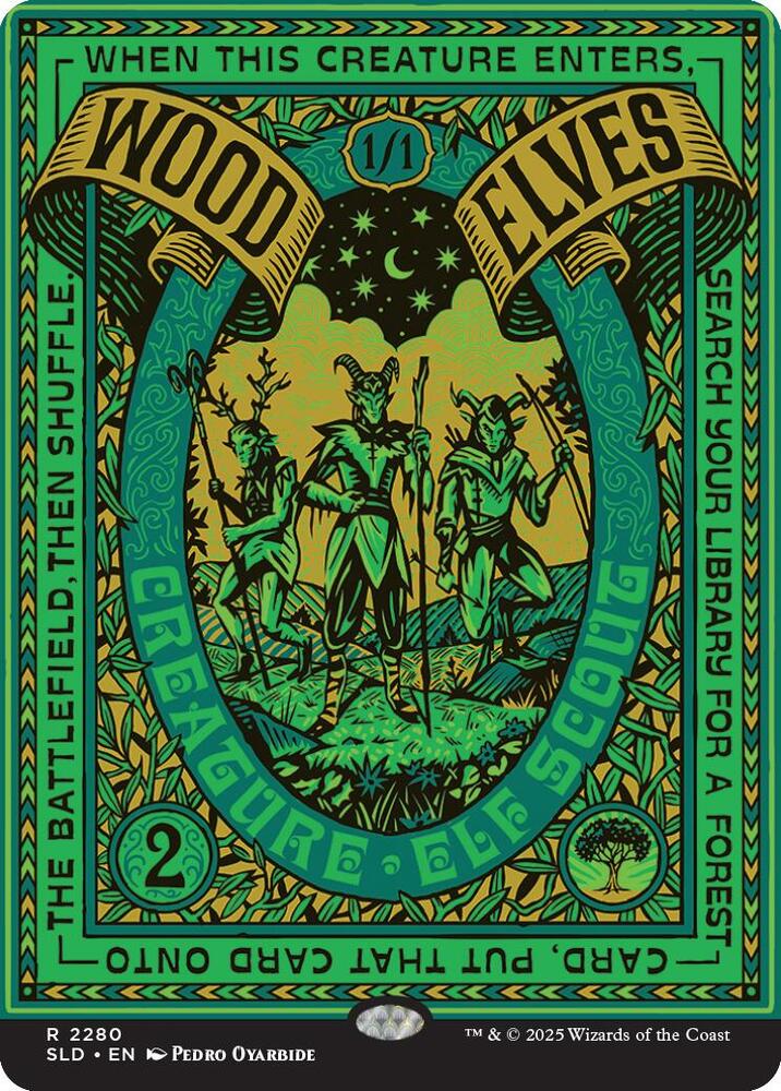 Wood Elves (2280) [Secret Lair Drop Series] 2280
