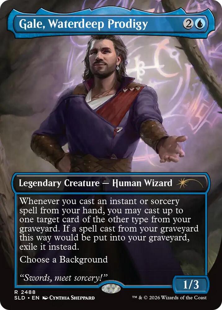Gale, Waterdeep Prodigy [Secret Lair Drop Series] 2488