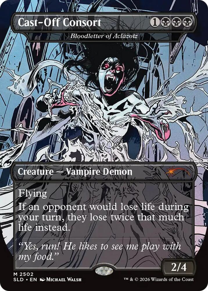 Cast-Off Consort - Bloodletter of Aclazotz [Secret Lair Drop Series] 2502