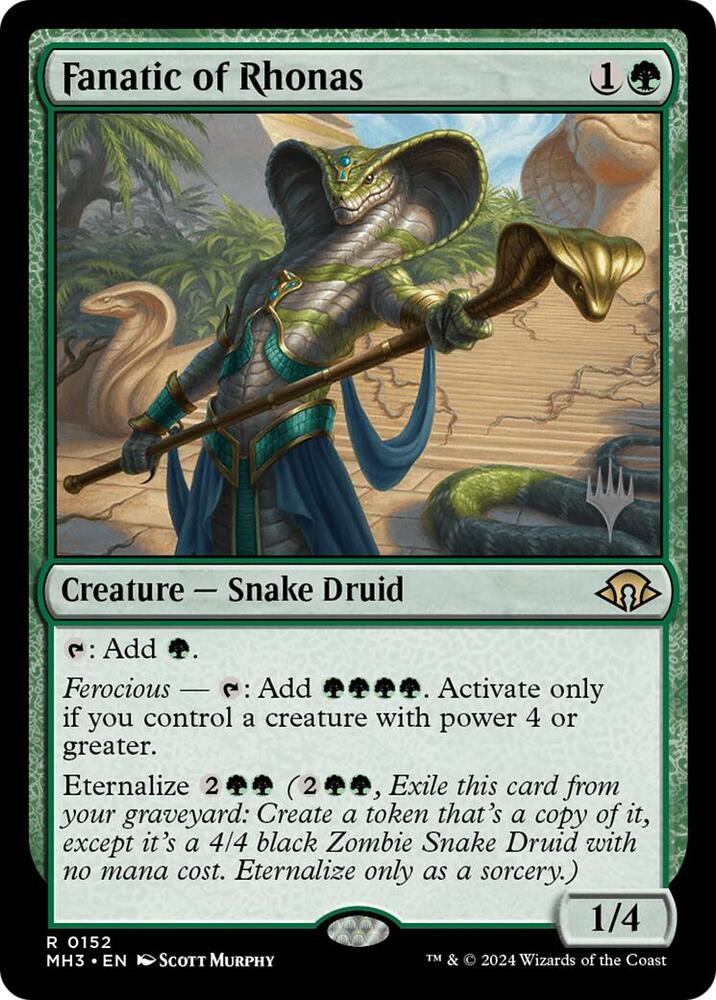Fanatic of Rhonas [Promo Pack: Lorwyn Eclipsed] 152