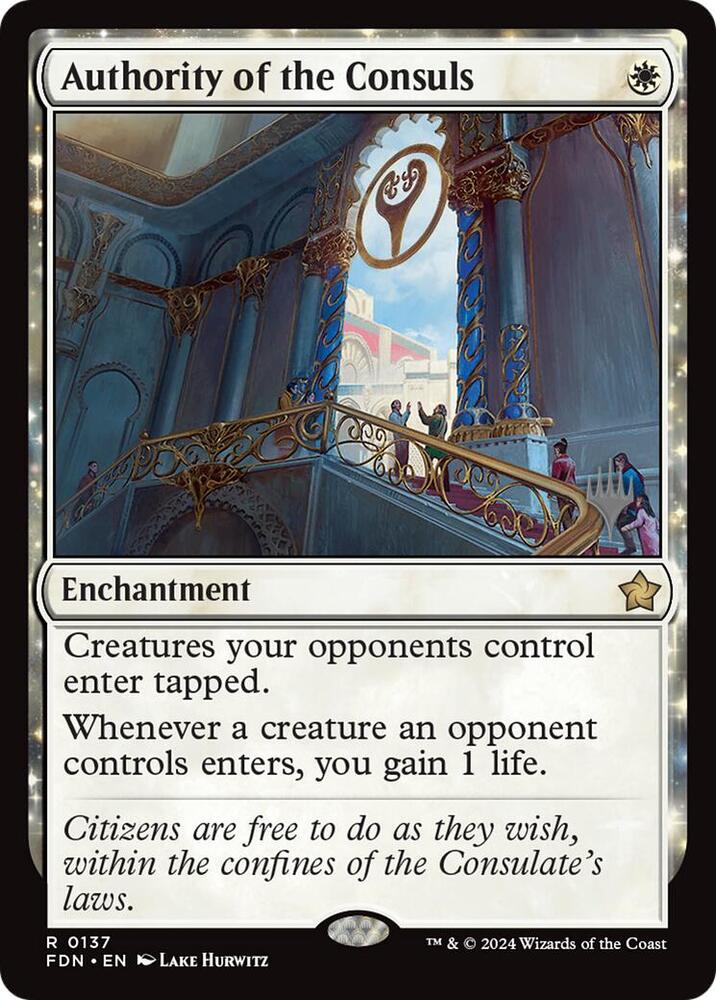 Authority of the Consuls [Promo Pack: Lorwyn Eclipsed] 137