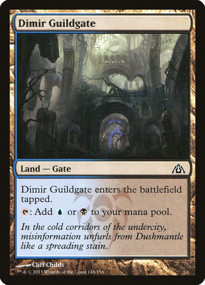 Dimir Guildgate [Dragon's Maze] 148