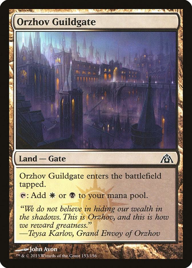 Orzhov Guildgate [Dragon's Maze] 153