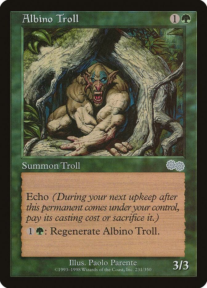 Albino Troll [Urza's Saga] 231