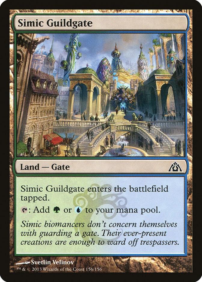 Simic Guildgate [Dragon's Maze] 156