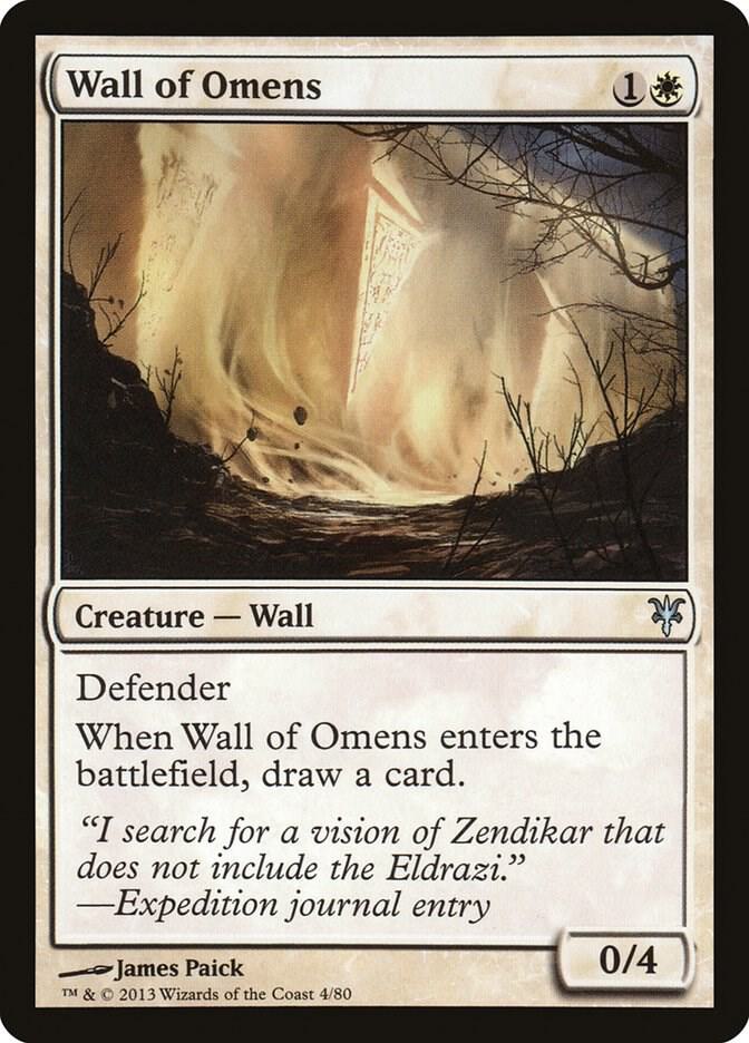 Wall of Omens [Duel Decks: Sorin vs. Tibalt] 4