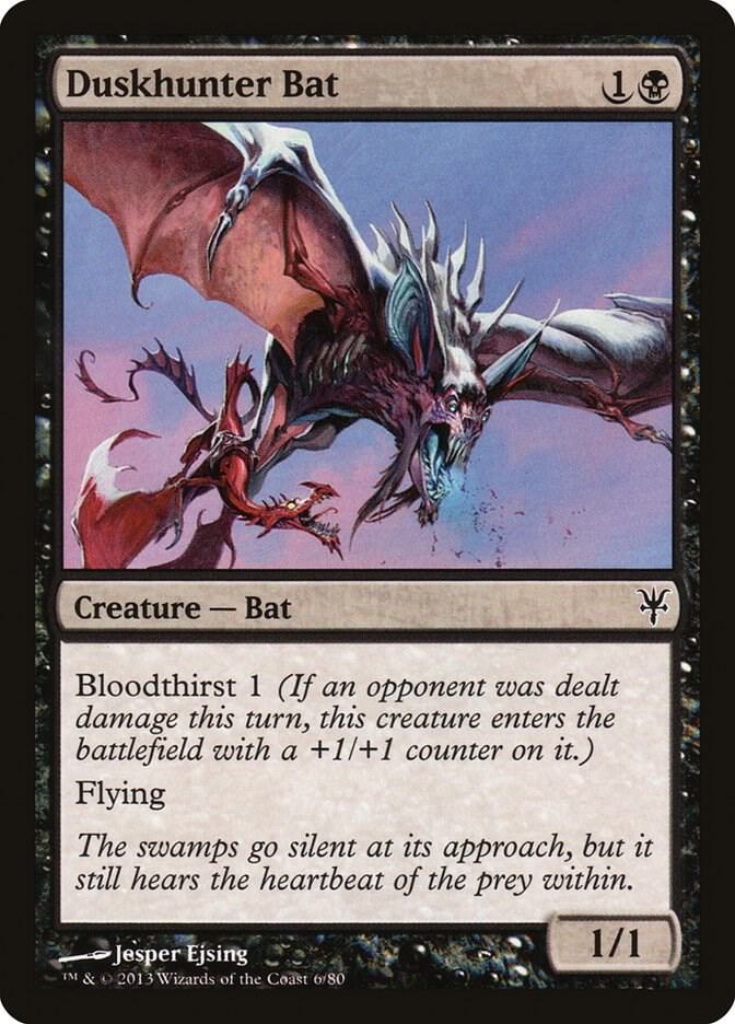 Duskhunter Bat [Duel Decks: Sorin vs. Tibalt] 6