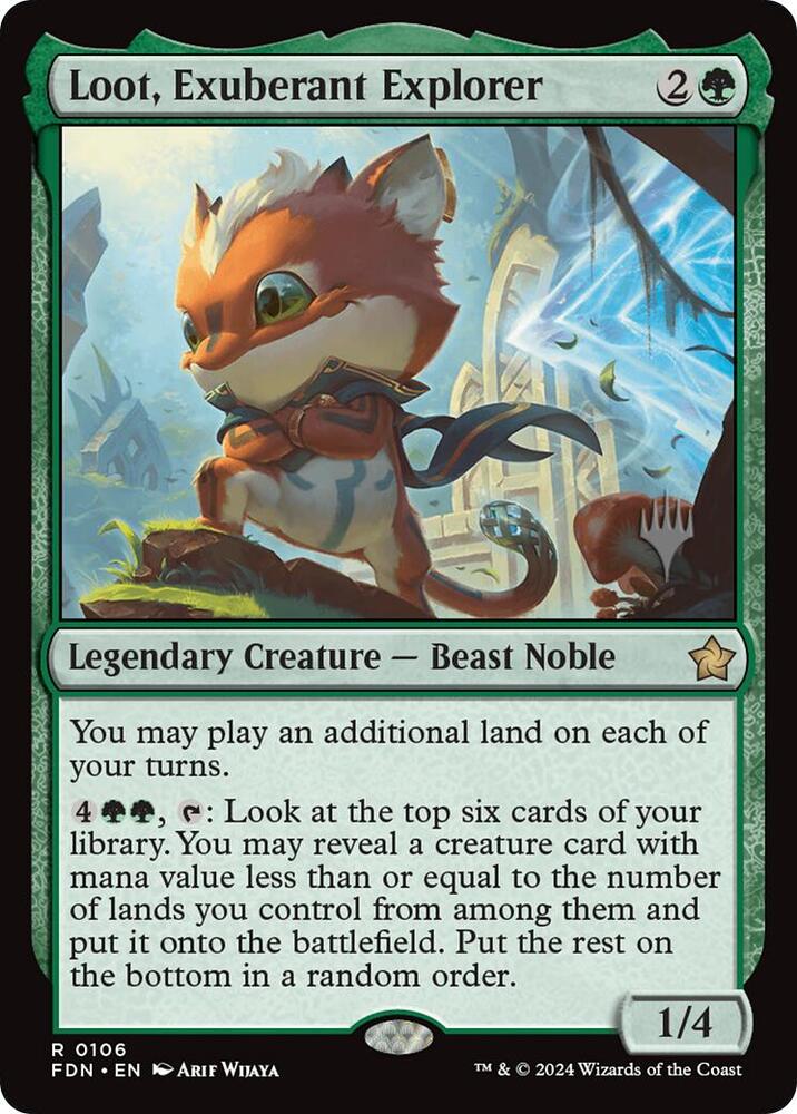 Loot, Exuberant Explorer [Promo Pack: Lorwyn Eclipsed] 106