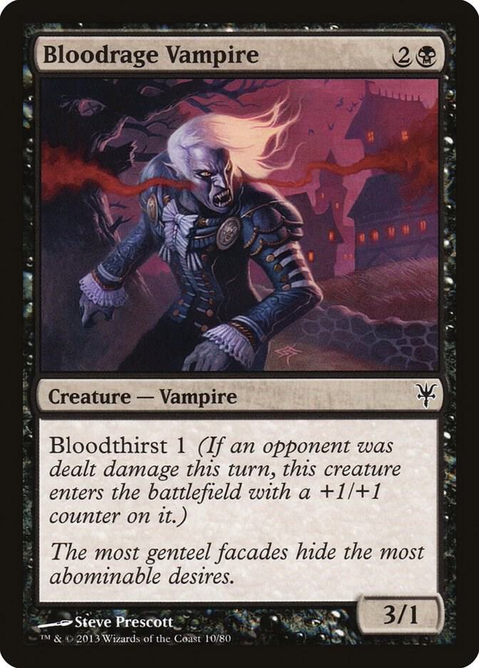 Bloodrage Vampire [Duel Decks: Sorin vs. Tibalt] 10