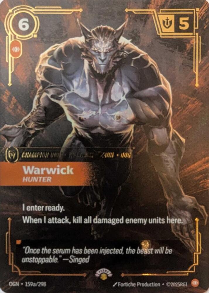 Warwick - Hunter [Riftbound Promotional Cards] 159a/298