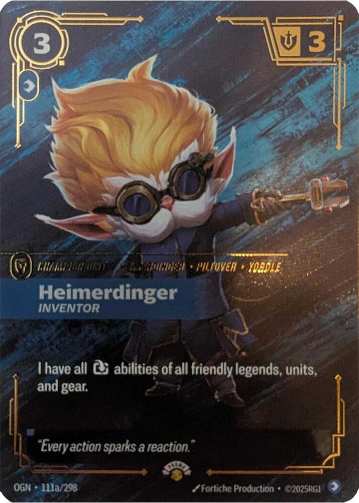 Heimerdinger - Inventor [Riftbound Promotional Cards] 111a/298