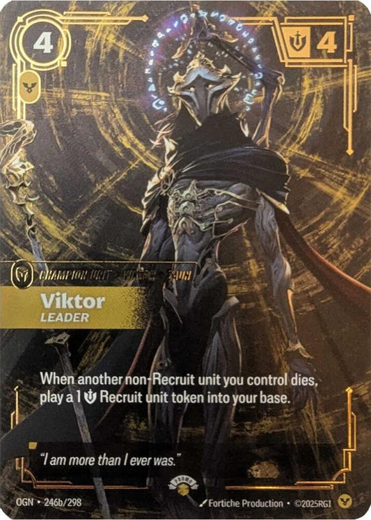 Viktor, Leader [Riftbound Promotional Cards] 246b/298