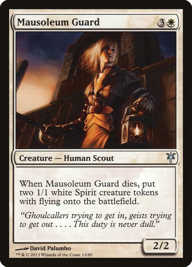 Mausoleum Guard [Duel Decks: Sorin vs. Tibalt] 13