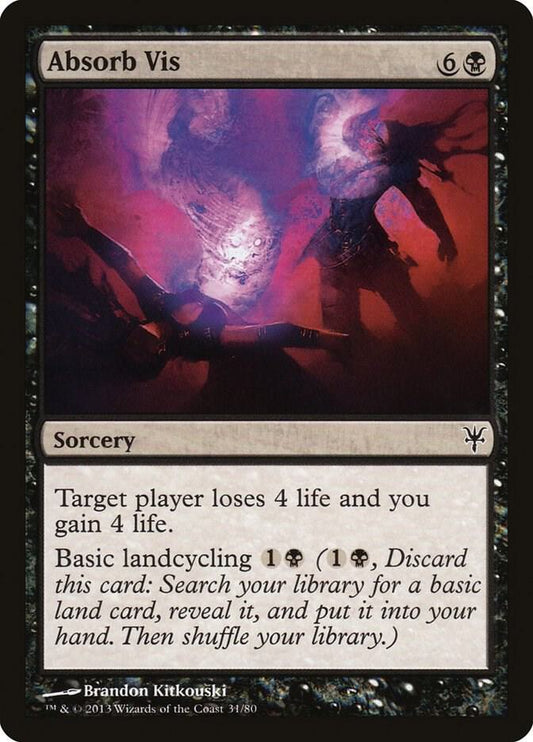 Absorb Vis [Duel Decks: Sorin vs. Tibalt] 31