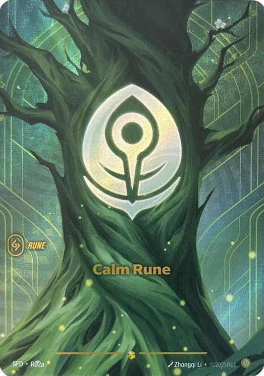 Calm Rune (Alternate Art) [Spiritforged] R02a