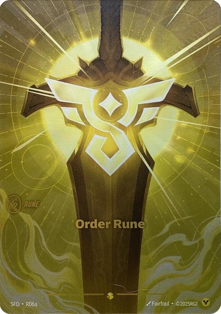 Order Rune (R06a) [Spiritforged] R06a