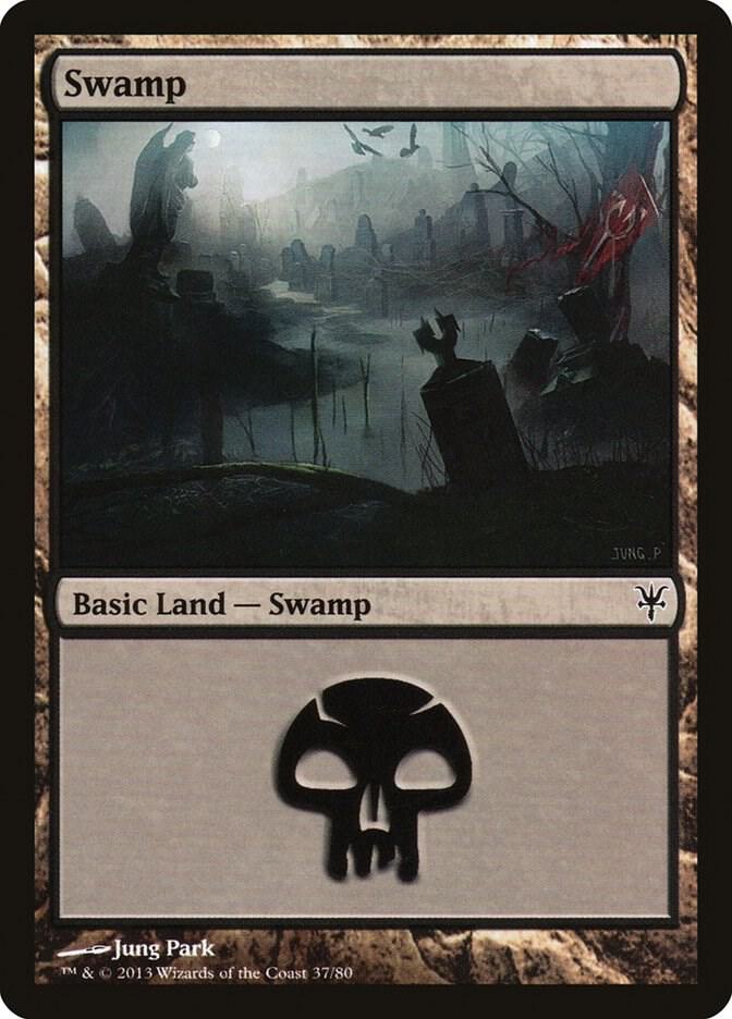Swamp (37) [Duel Decks: Sorin vs. Tibalt] 37