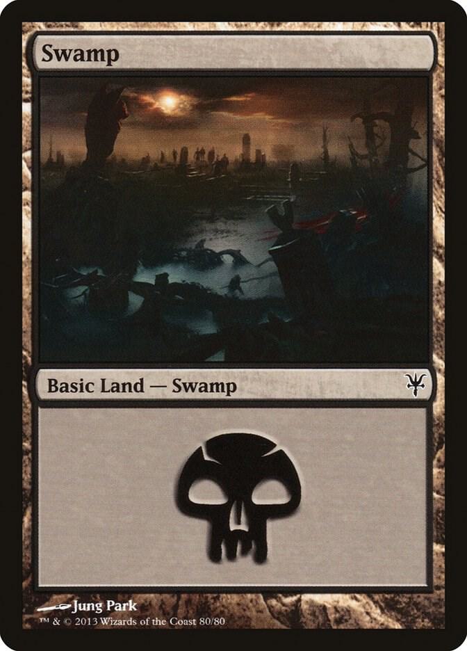 Swamp (80) [Duel Decks: Sorin vs. Tibalt] 80