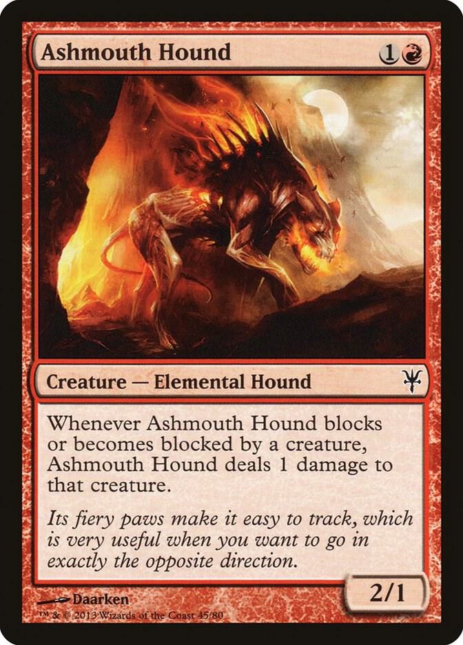 Ashmouth Hound [Duel Decks: Sorin vs. Tibalt] 45
