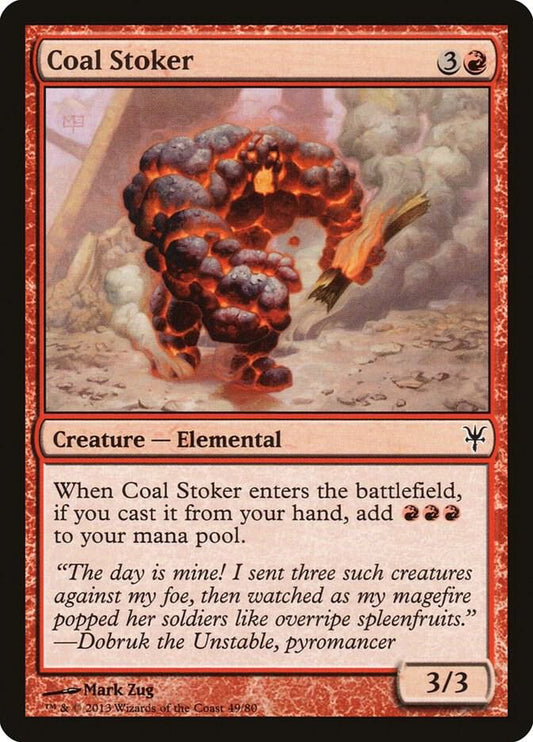 Coal Stoker [Duel Decks: Sorin vs. Tibalt] 49