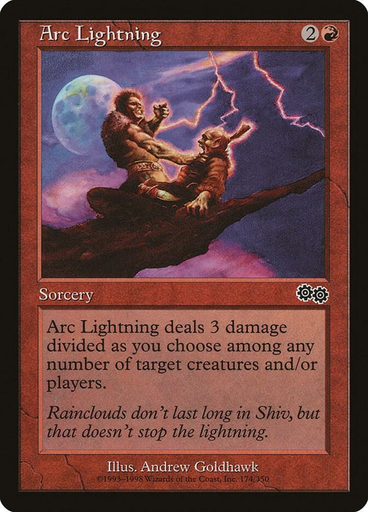 Arc Lightning [Urza's Saga] 174