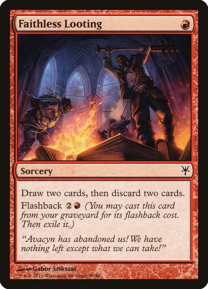 Faithless Looting [Duel Decks: Sorin vs. Tibalt] 59