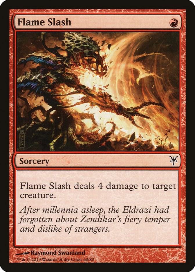 Flame Slash [Duel Decks: Sorin vs. Tibalt] 60