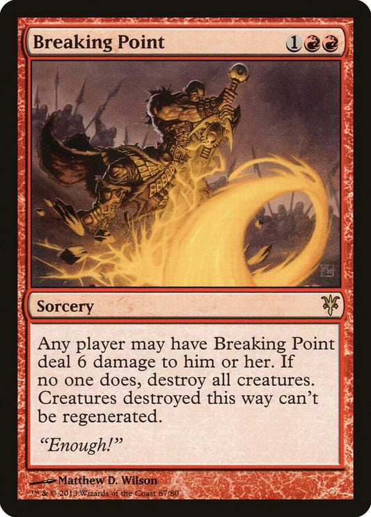 Breaking Point [Duel Decks: Sorin vs. Tibalt] 67