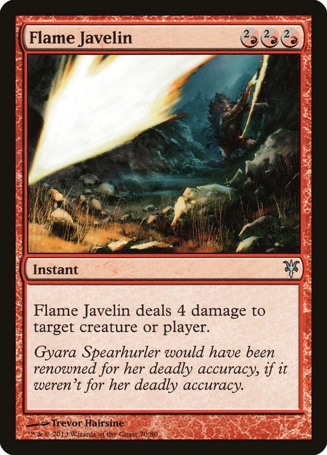 Flame Javelin [Duel Decks: Sorin vs. Tibalt] 70