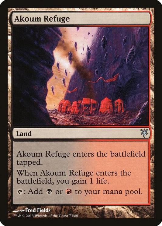 Akoum Refuge [Duel Decks: Sorin vs. Tibalt] 73