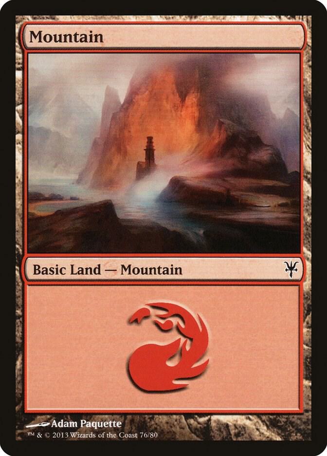 Mountain (76) [Duel Decks: Sorin vs. Tibalt] 76