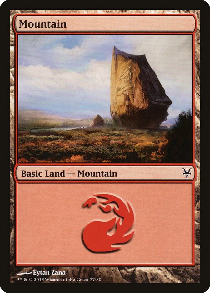 Mountain (77) [Duel Decks: Sorin vs. Tibalt] 77