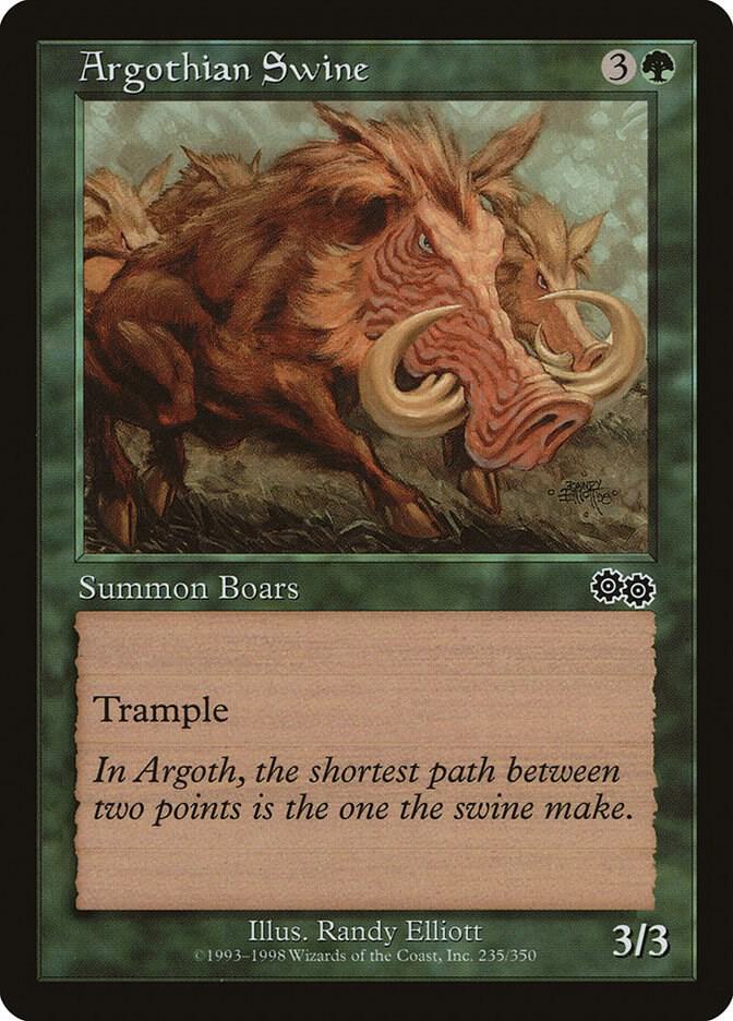 Argothian Swine [Urza's Saga] 235