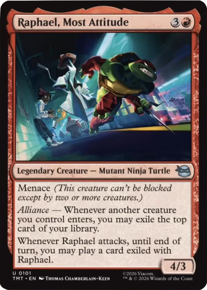 Raphael, Most Attitude [Teenage Mutant Ninja Turtles] 101