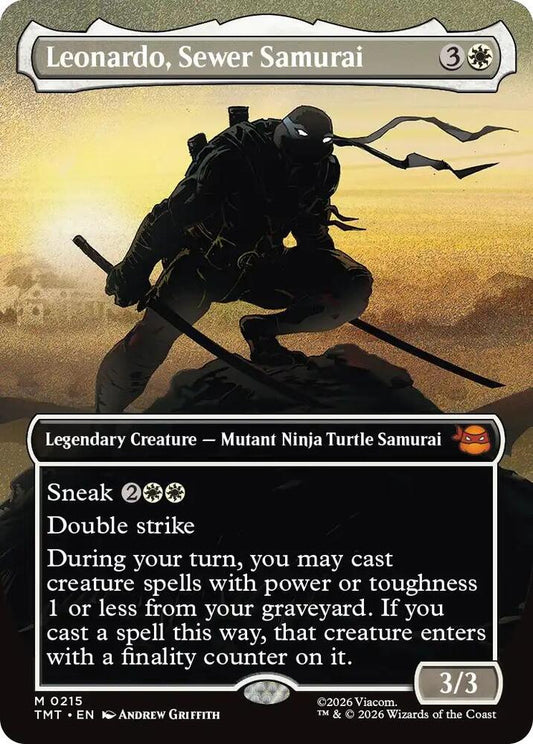 Leonardo, Sewer Samurai (Borderless) [Teenage Mutant Ninja Turtles] 215