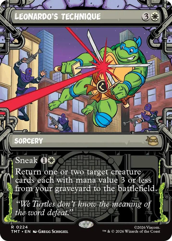 Leonardo's Technique (Showcase) [Teenage Mutant Ninja Turtles] 224