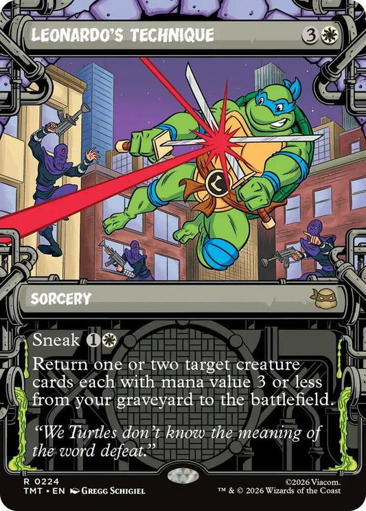 Leonardo's Technique (Showcase) [Teenage Mutant Ninja Turtles] 224