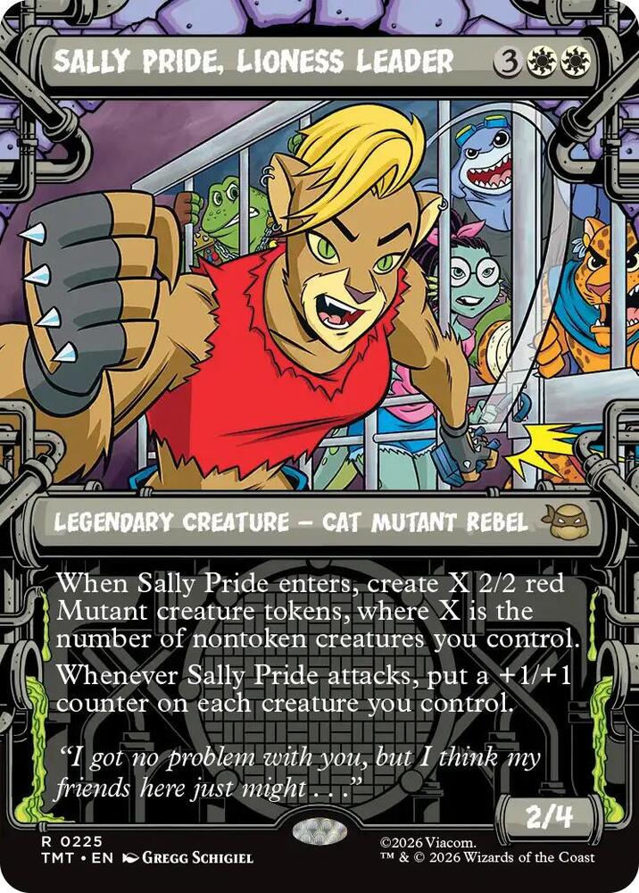 Sally Pride, Lioness Leader (Showcase) [Teenage Mutant Ninja Turtles] 225