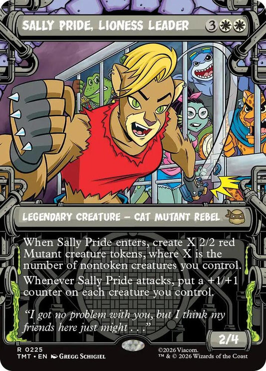 Sally Pride, Lioness Leader (Showcase) [Teenage Mutant Ninja Turtles] 225