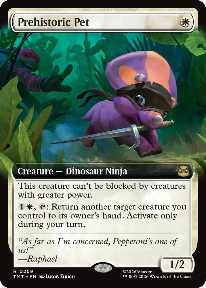 Prehistoric Pet (Extended Art) [Teenage Mutant Ninja Turtles] 259