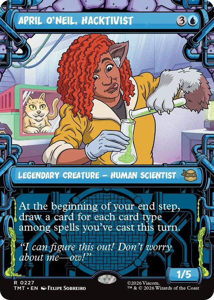 April O'Neil, Hacktivist (0227) (Showcase) [Teenage Mutant Ninja Turtles] 227