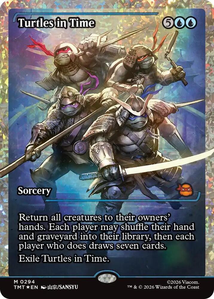 Turtles in Time (Showcase) (Fracture Foil) [Teenage Mutant Ninja Turtles] 294