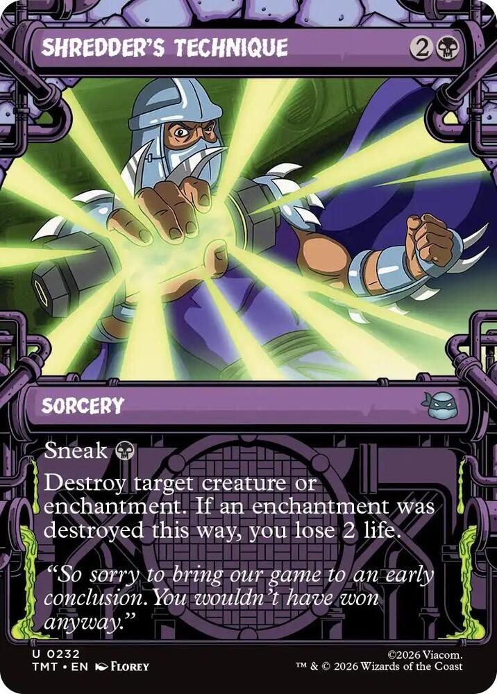 Shredder's Technique (Showcase) [Teenage Mutant Ninja Turtles] 232